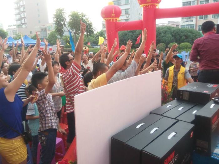 汕头永利yl23455瓷砖品牌旗舰店开业现场