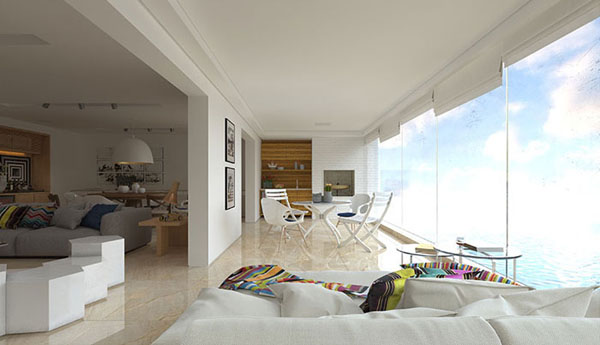 永利yl23455大理石瓷砖土耳其?浅灰白KYS8089地面铺贴效果图