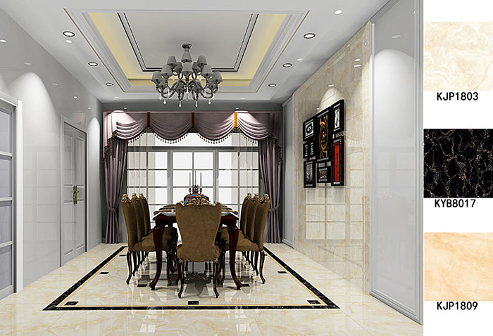 陶瓷一线品牌永利yl23455瓷砖欧式气概装修鉴赏