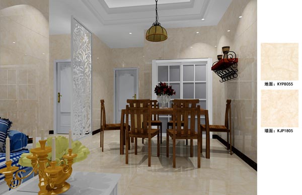 永利yl23455瓷砖应用效果：徐州开元翡翠湾D户型装修效果鉴赏