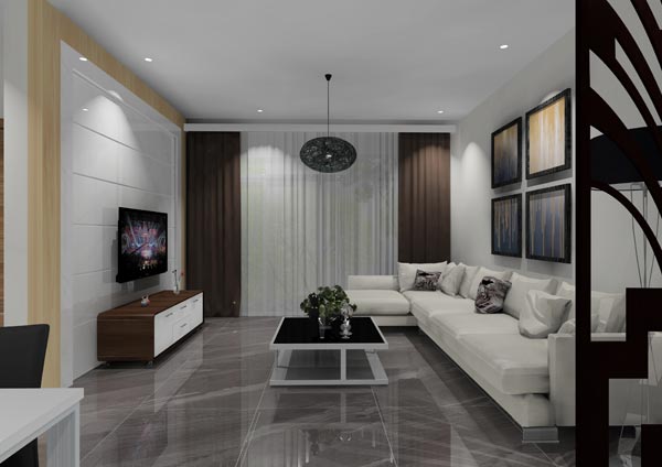 永利yl23455家装：佛山灯湖华府90㎡现代简约装修效果鉴赏