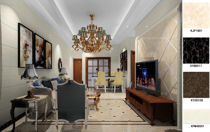 永利yl23455家装：东莞南城丽水佳园75㎡简欧气概装修鉴赏