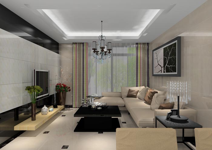 永利yl23455家装：佛山合景新鸿基·泷景96㎡简约现代装修效果鉴赏