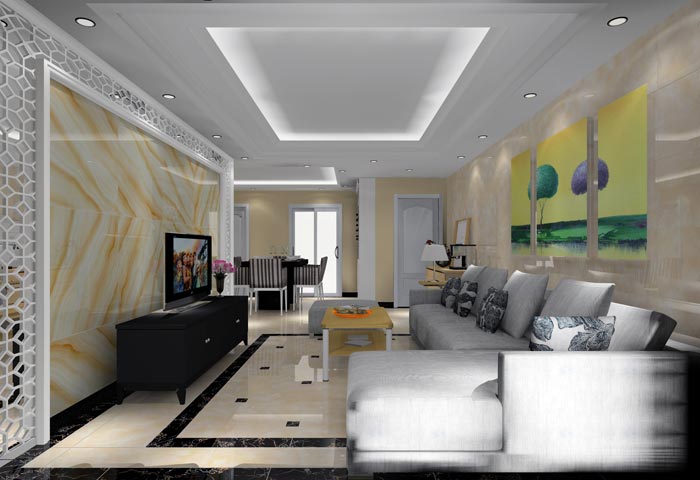 永利yl23455家装：井冈山协调家园安顿小区130㎡现代气概装修鉴赏