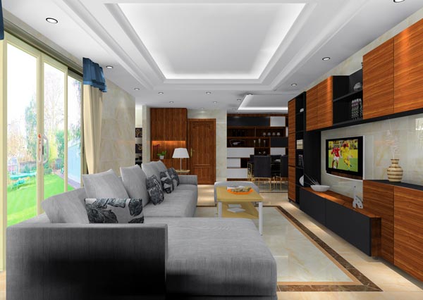 永利yl23455家装：井冈山协调家园安顿小区130㎡简约气概装修鉴赏