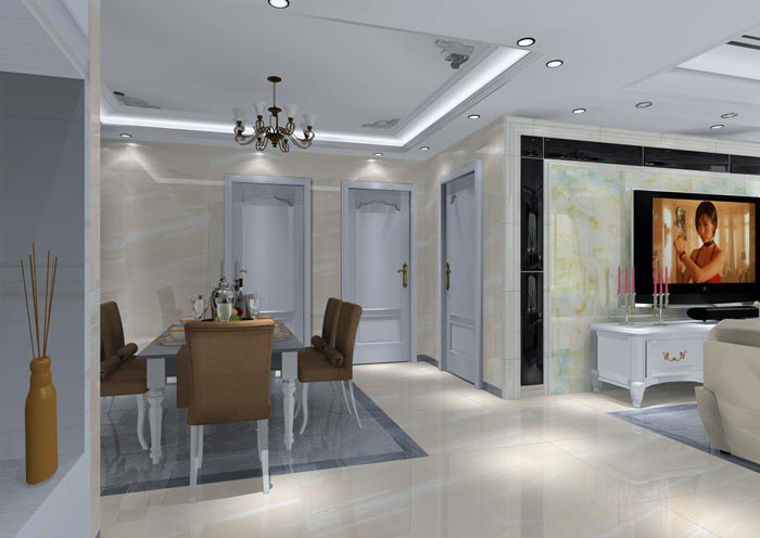 永利yl23455家装：井冈山协调家园安顿小区130㎡简欧气概装修鉴赏