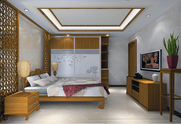 永利yl23455家装：井冈山协调家园安顿小区130㎡中式气概装修鉴赏