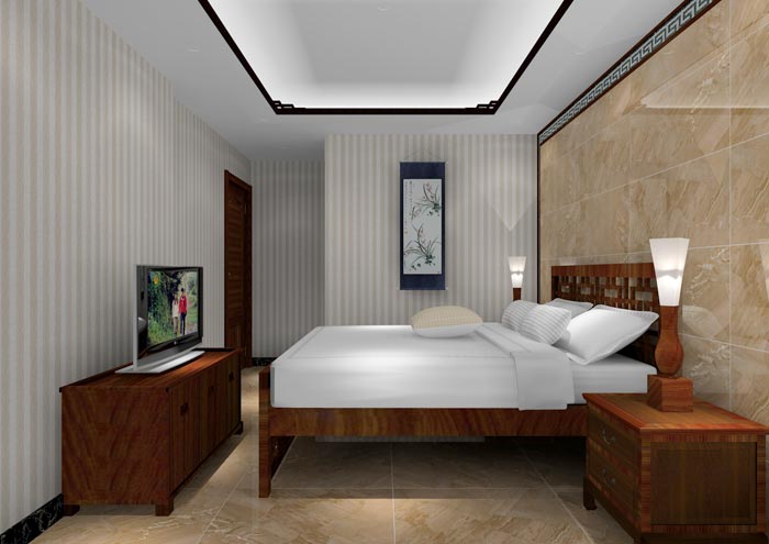 永利yl23455家装：佛山狮山上林苑90㎡中式气概装修鉴赏