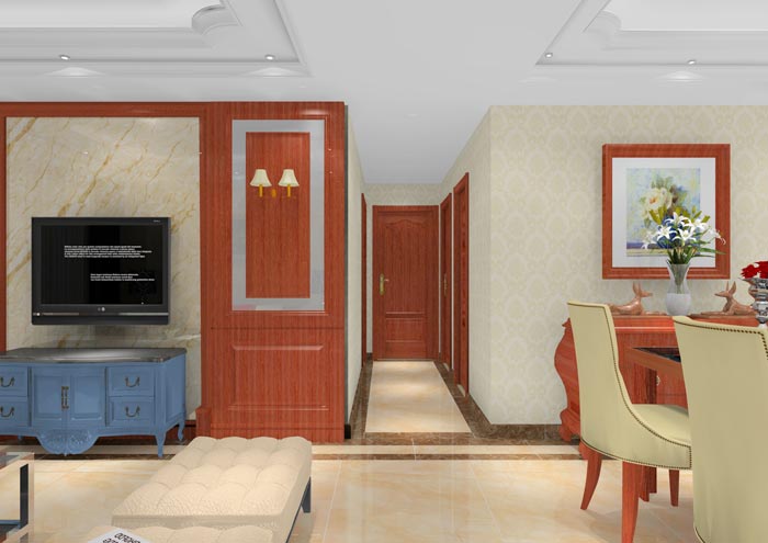 永利yl23455家装：顺德碧桂园桂澜山101㎡的新中式气概装修鉴赏