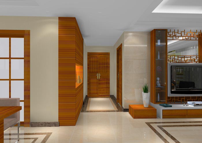 永利yl23455家装：佛山龙湖春江名城99㎡的中式气概装修鉴赏