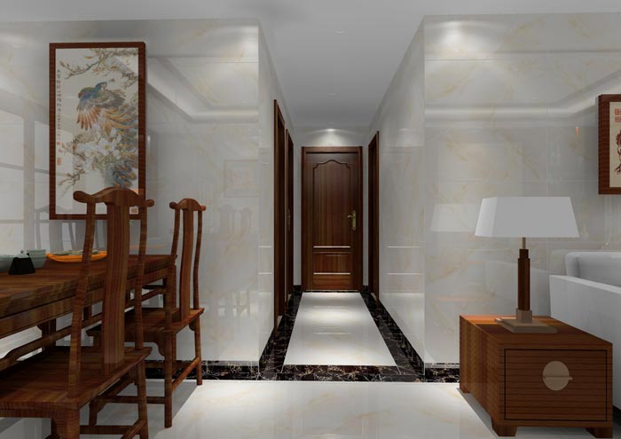 永利yl23455家装：佛山龙湖春江名城98㎡的中式气概装修鉴赏