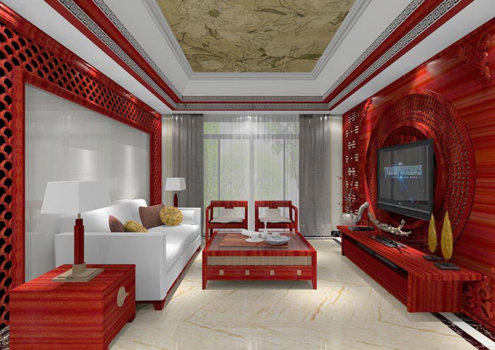 永利yl23455家装：佛山佛山容桂颐澳花园112㎡的中式气概装修鉴赏