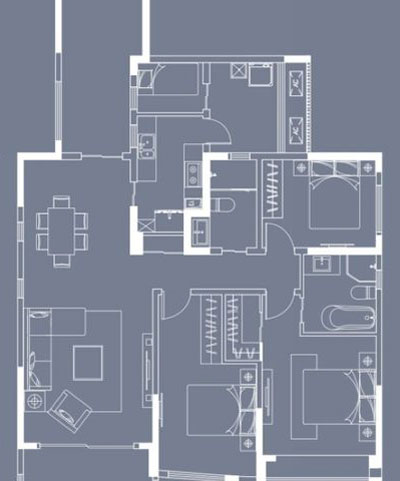 永利yl23455家装：成都中环丰锦153㎡的欧式气概装修鉴赏
