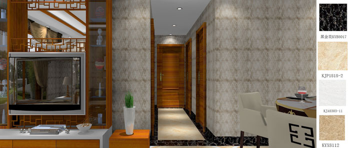 永利yl23455家装：成都中环丰锦98㎡的中式气概装修鉴赏