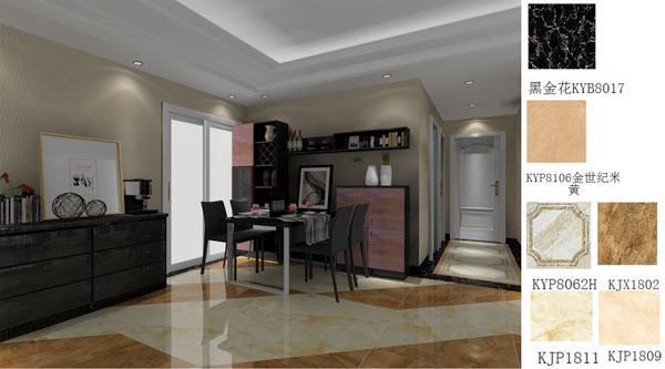 永利yl23455家装：佛山禅城怡翠晋盛花园100㎡的现代气概装修鉴赏