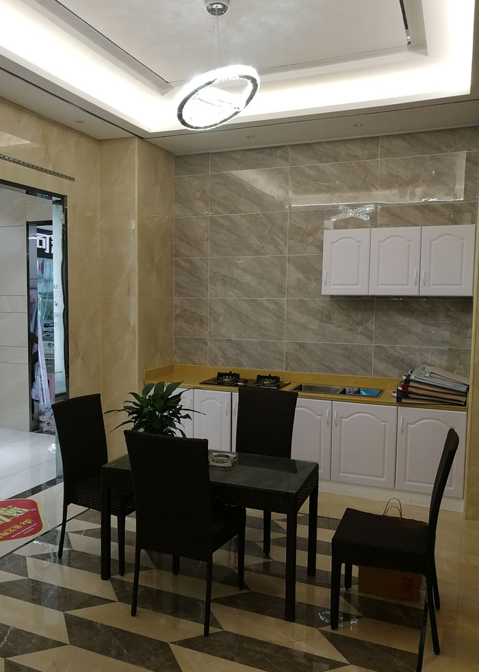 【实景案例】陶瓷一线品牌永利yl23455瓷砖重庆垫江200方专卖店鉴赏