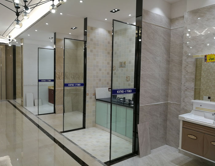 【实景案例】陶瓷一线品牌永利yl23455瓷砖重庆垫江200方专卖店鉴赏