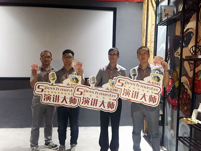 陶瓷一线品牌永利yl23455瓷砖“怎样快速向新客户介绍公司和服务”演讲角逐圆满竣事