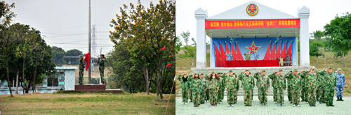 永利yl23455在广州黄埔军校举行军事拓展特训