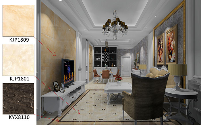 依云天汇装修案例客厅效果图